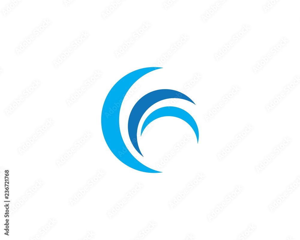 Water Wave symbol and icon Logo Template Water Wave symbol and icon Logo Template