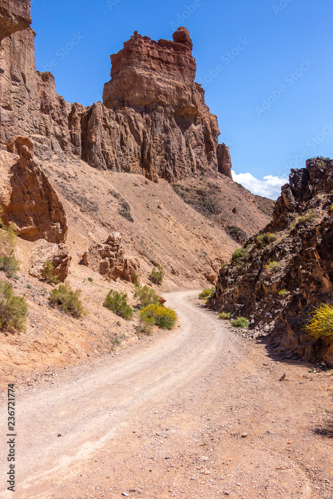 Charyn canyon in Almaty region of Kazakhstan Charyn canyon in Almaty region of Kazakhstan
