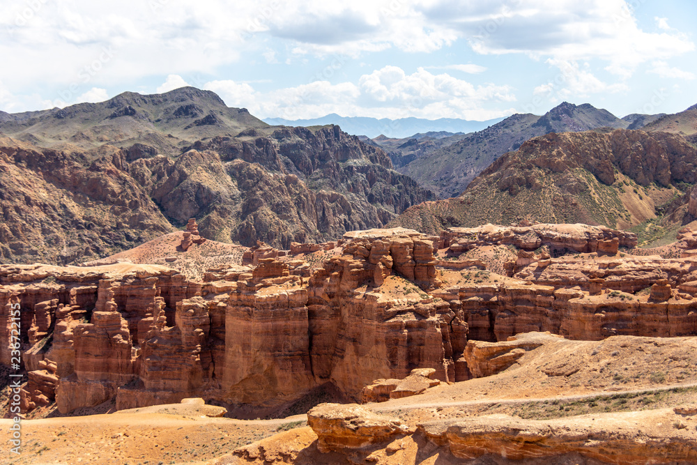 Charyn canyon in Almaty region of Kazakhstan Charyn canyon in Almaty region of Kazakhstan