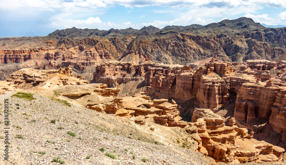 Charyn canyon in Almaty region of Kazakhstan Charyn canyon in Almaty region of Kazakhstan