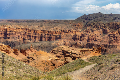 Charyn canyon in Almaty region of Kazakhstan