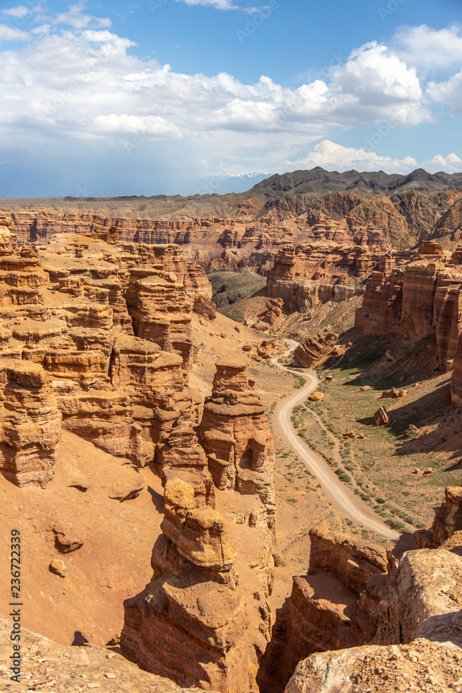 Charyn canyon in Almaty region of Kazakhstan Charyn canyon in Almaty region of Kazakhstan