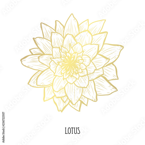 golden floral decoration