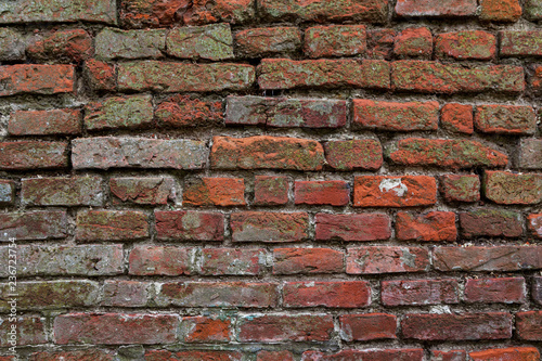 Red brick masonry