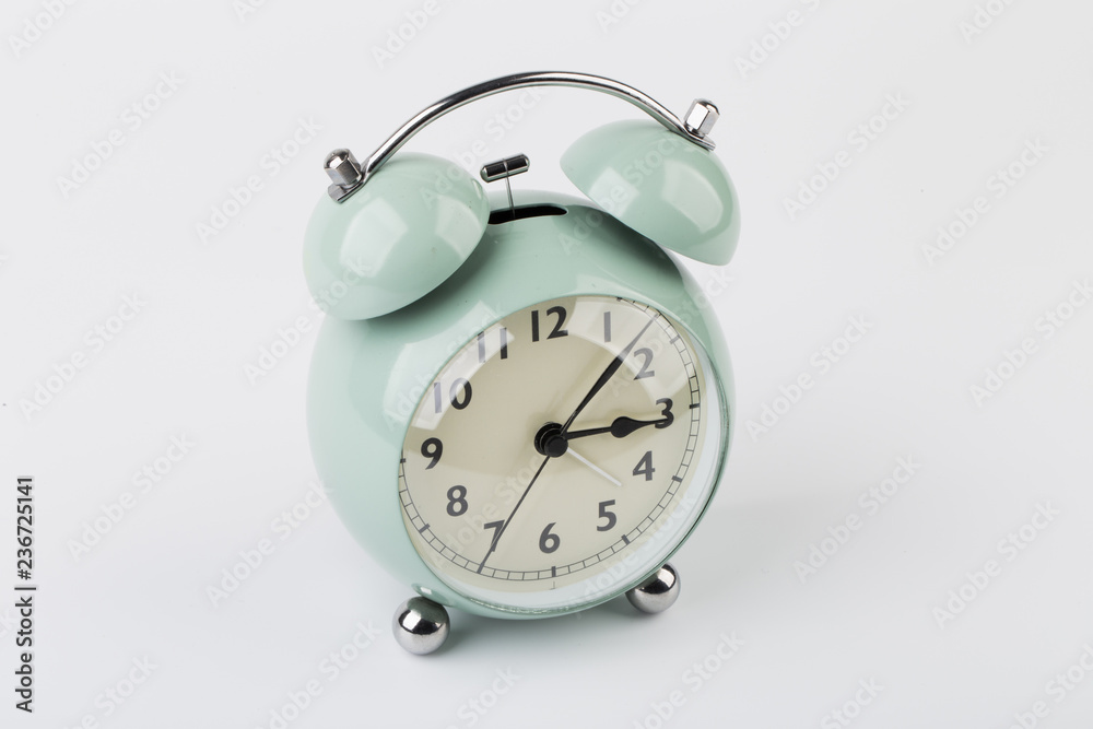 Alarm Clock Isolated On White Alarm Clock Isolated On White