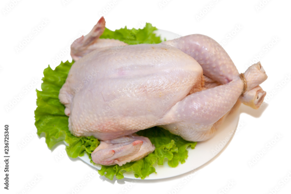 Whole raw chicken Whole raw chicken