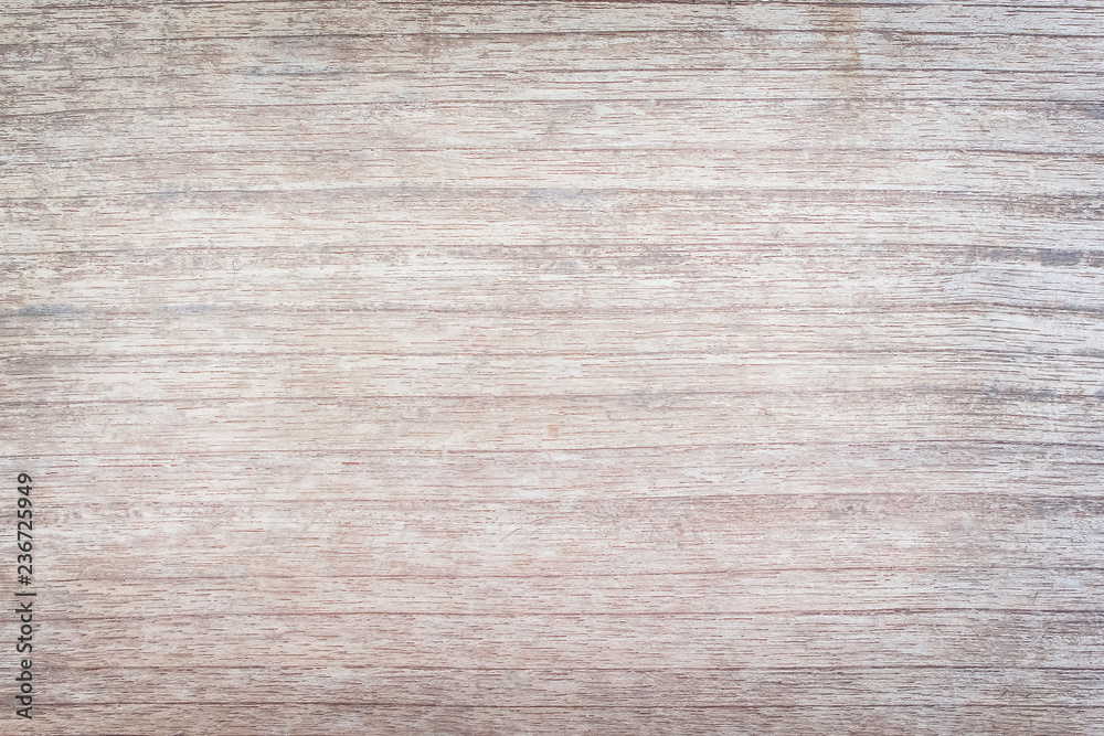 Fototapeta premium Wood texture abstract light brown background in horizontal