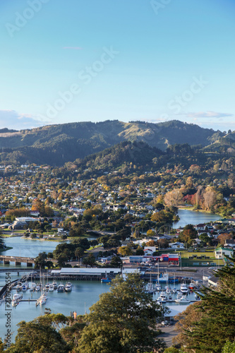 Gisborne North Island New Zealand. Located on the east coast of the North Island Gisborne is a important regional town.