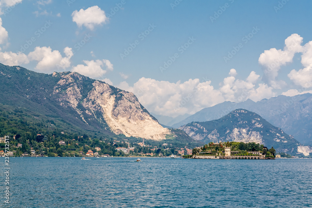 Isola Bella, one of the Borromean Islands on Lake Maggiore, Verbano, Italy.