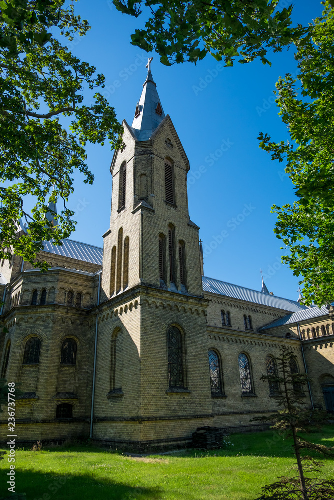 Liepaja, Latvia - July 17, 2017: St. Joseph Cathedral
