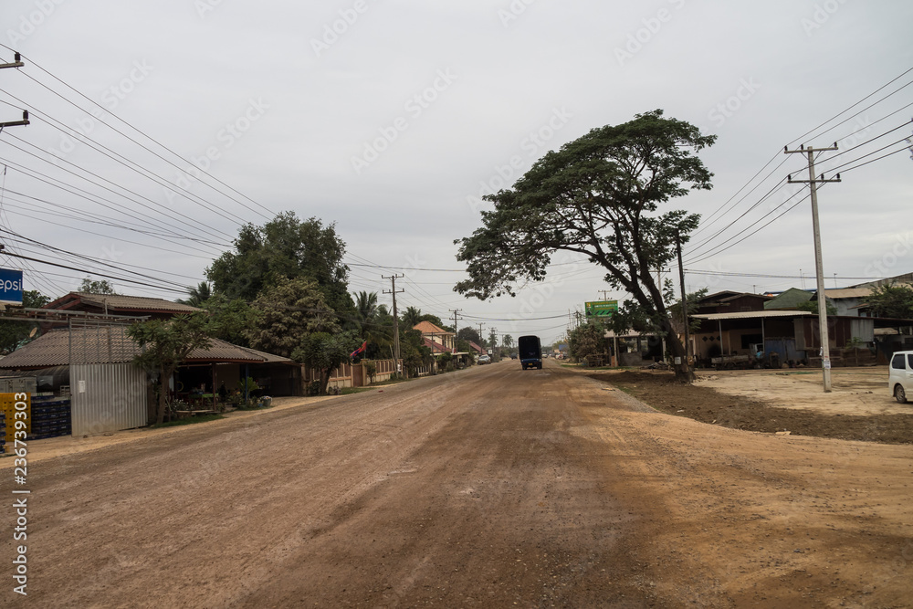 Laos - Vientiane - Fahrt zum Buddha Park