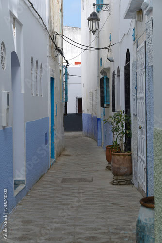 Gasse in der Altstadt oder Medina  UNESCO-Weltkulturerbe  Essaouira  Marokko  Afrika