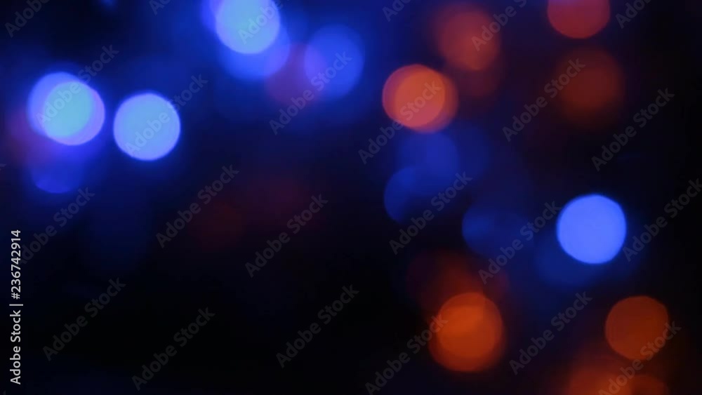 Rotation of Christmas multicolored defocused lights. Rotation of Christmas multicolored defocused lights.