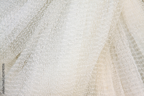 White nylon fishing nets