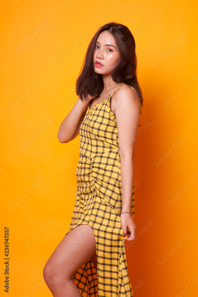 Portrait of beautiful young Asian woman. Portrait of beautiful young Asian woman.