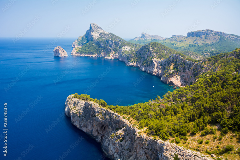 Mallorca, Spain. View of Cape Formentor (Cap de Formentor)