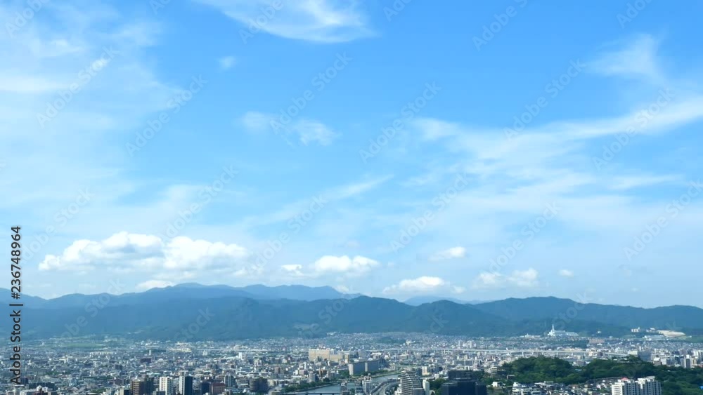 都市風景 福岡市 タイムラプス 都市風景 福岡市 タイムラプス