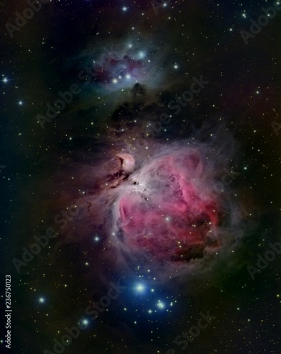 Orion Nebula and running man
