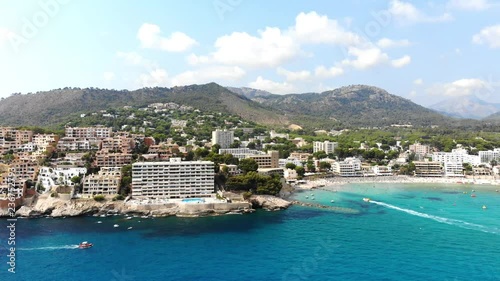 Wallpaper Mural Aerial View, Flight over the bay of Peguera and Cala Fornells Torontodigital.ca