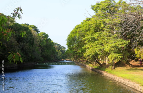 River surrounding Lion s Rock  Sigiriya  Sri Lanka