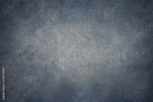 Abstract blue hand-painted vintage background