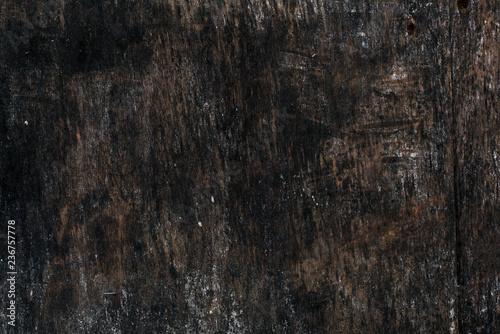 Old dark empty wooden billboard texture background