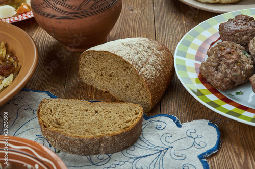 Swedish rye bread Limpa photo