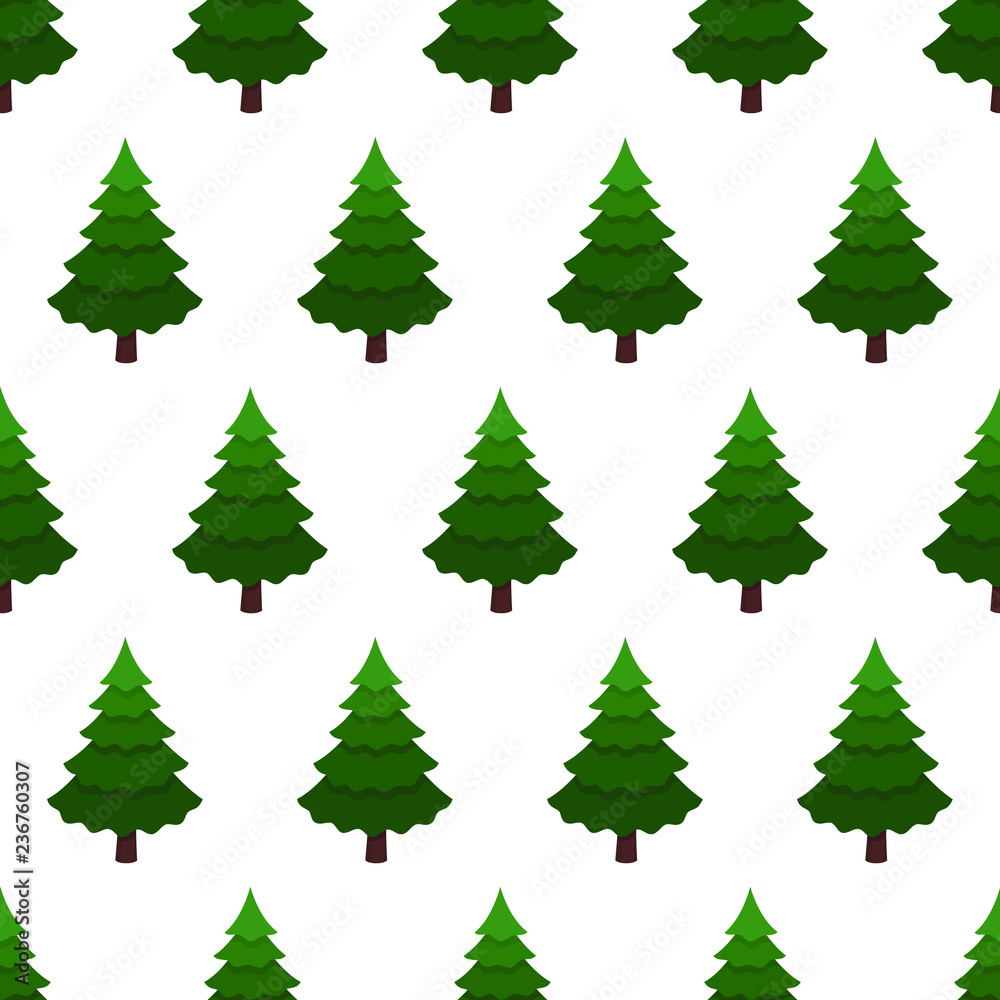 Obraz premium Christmas tree background, seamless.