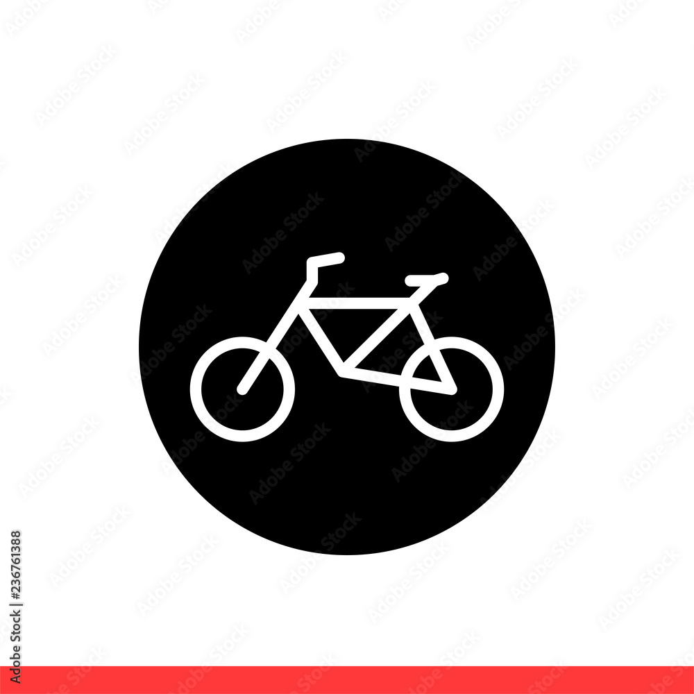 Bicycle icon vector, Bike symbol Bicycle icon vector, Bike symbol