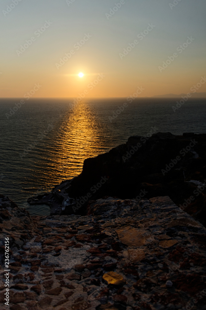 coucher de soleil en bretagne