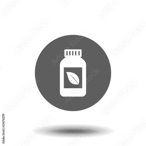 vitamin icon. Trendy modern flat vector vitamin icon on white background