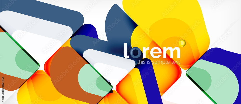 Geometric abstract background Geometric abstract background