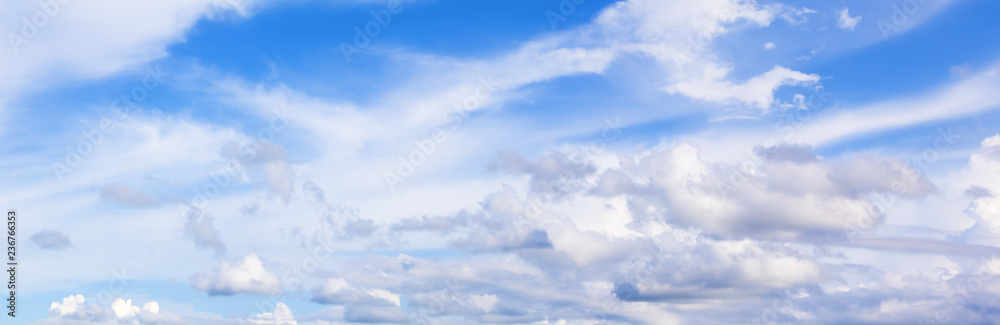panorama sky and dark cloud summer beautiful background