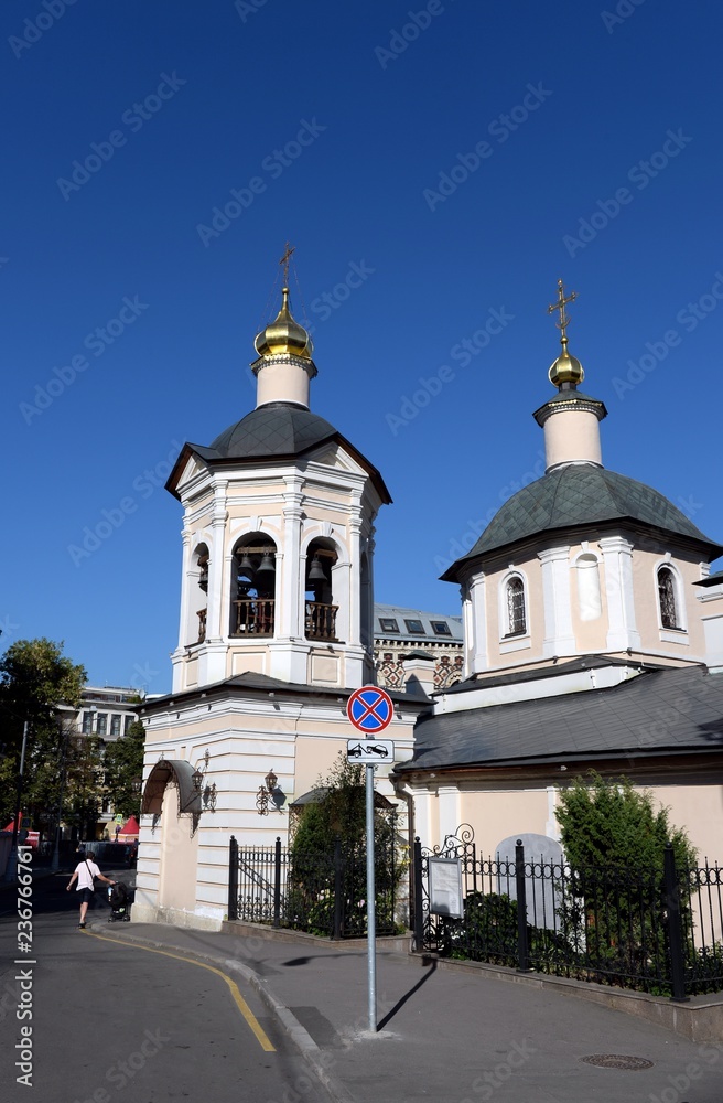 Church of St. Sergius of Radonezh in Krapivniki in Moscow