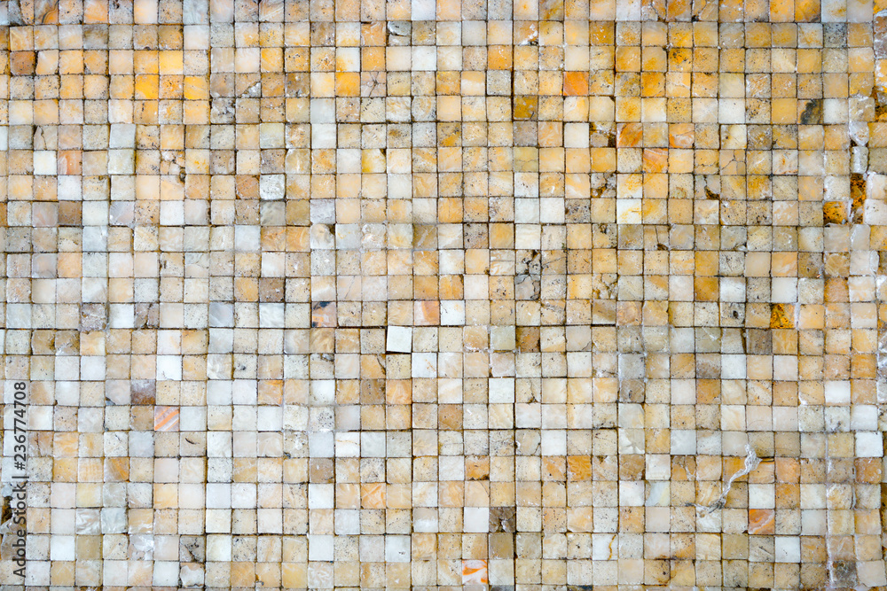 Golden shiny ceramic tile texture background Golden shiny ceramic tile texture background