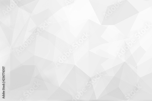 Abstract Gray background low poly textured triangle shapes design.