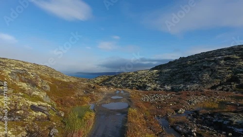 Kola peninsula, aerial survey photo