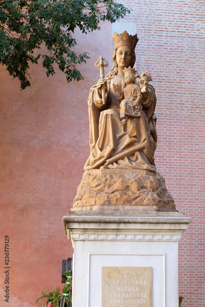 Fototapeta premium Santa Maria de la Victoria in Malaga