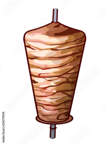 Fotografie Broche de kebab