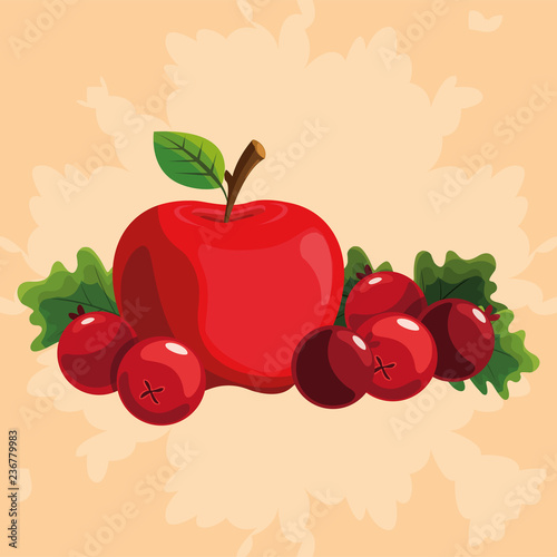 Apple fruit design