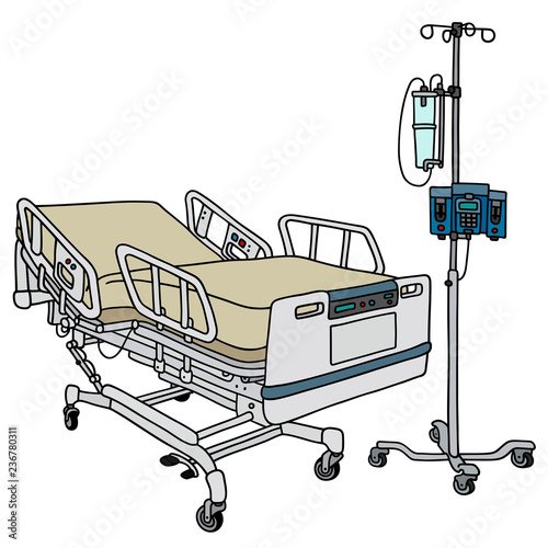 The hospital position bed