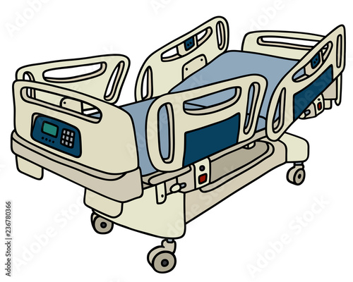 The hospital position bed