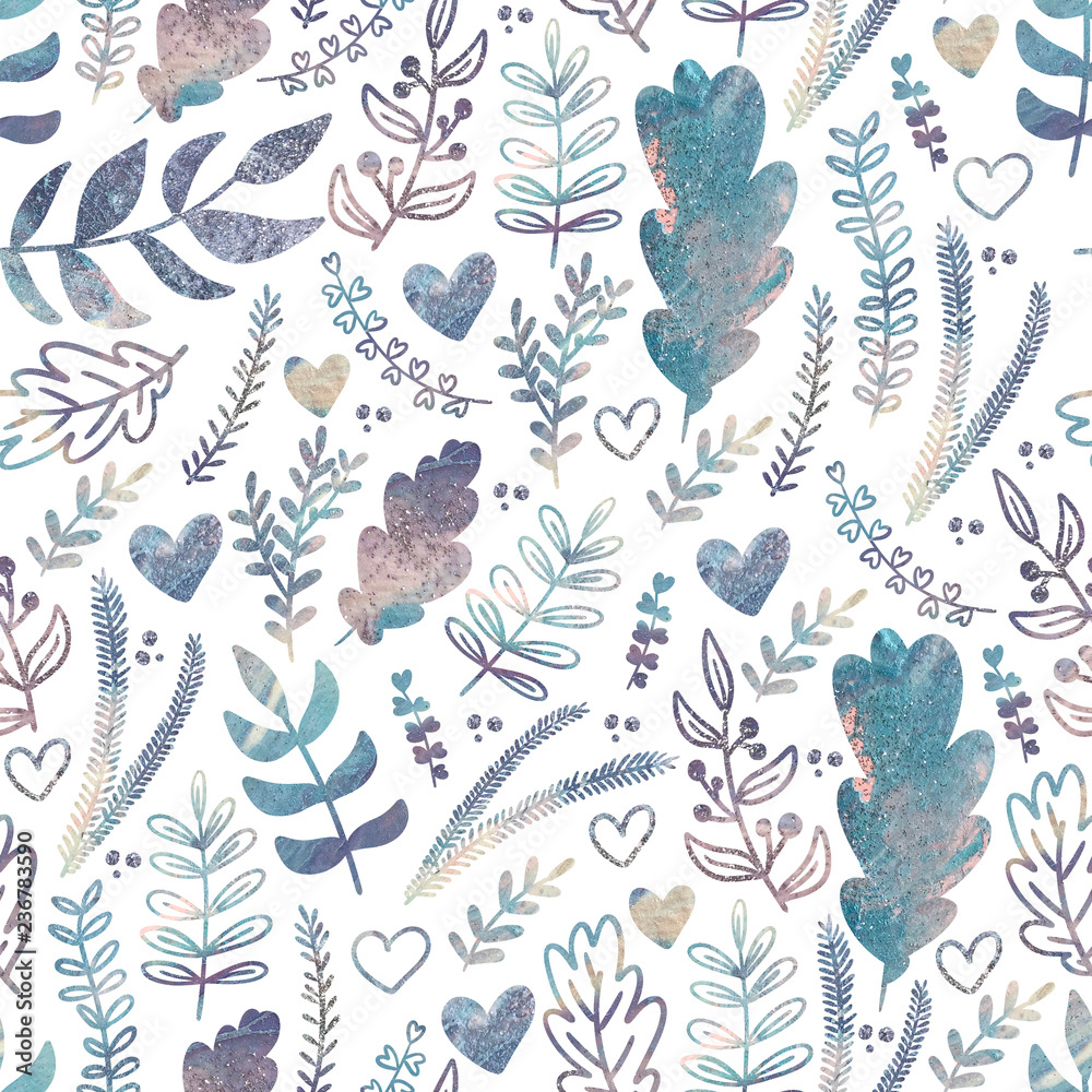 Fototapeta premium seamless floral pattern