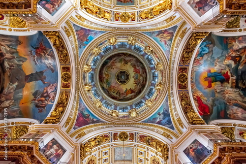 St. Isaac's Cathedral interiors, Saint Petersburg, Russia