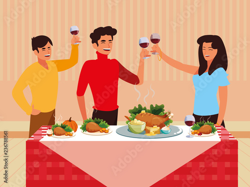 Thanksgiving celebration design
