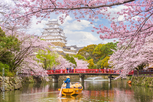 Himeji Castle, Japan in Spring photo