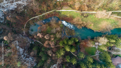 Mo  ilnik  Mocilnik  and Retovje are two main springs of Ljubljanica River in Slovenia. The springs are positioned south of the town of Vrhnika.