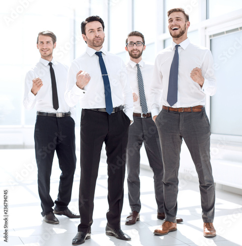 portrait of a successful business team