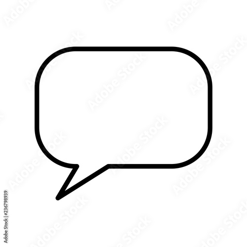 speech bubble message icon