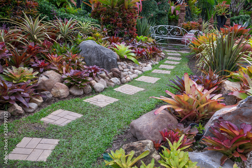 Fotografija Garden design ,walk way.